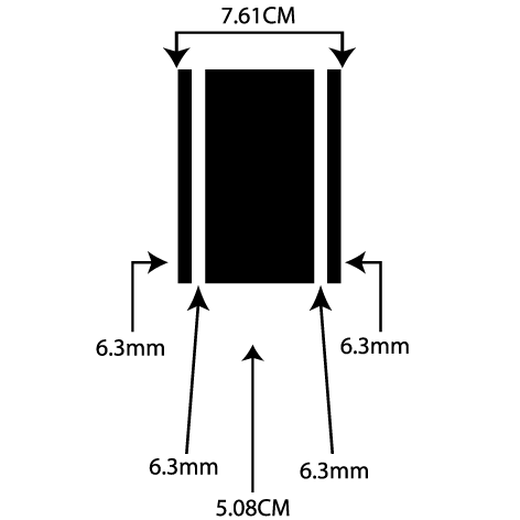 liseret adhésif 7.61CM